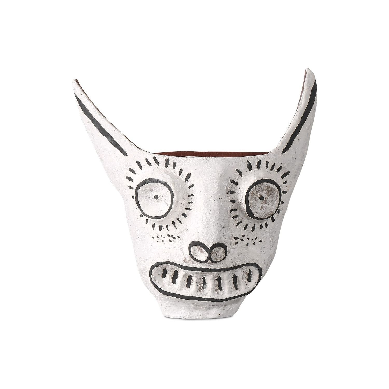 Currey and Company - 1200-0790 - Leopold the Jaguar - Washed White/Black