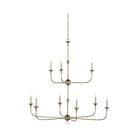 Currey and Company - 9000-1129 - Nine Light Chandelier - Nottaway - Pyrite Bronze