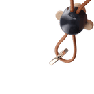 Kay Bojesen 39582 Monkey Bag Charm in Dark Grey