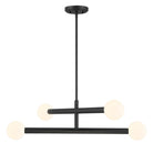 Meridian M100133MBK LED Chandelier in Matte Black