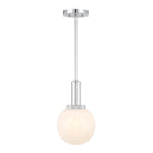 Meridian M7050CH One Light Pendant in Chrome
