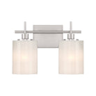 Meridian M80083BN Two Light Bathroom Vanity in Brushed Nickel