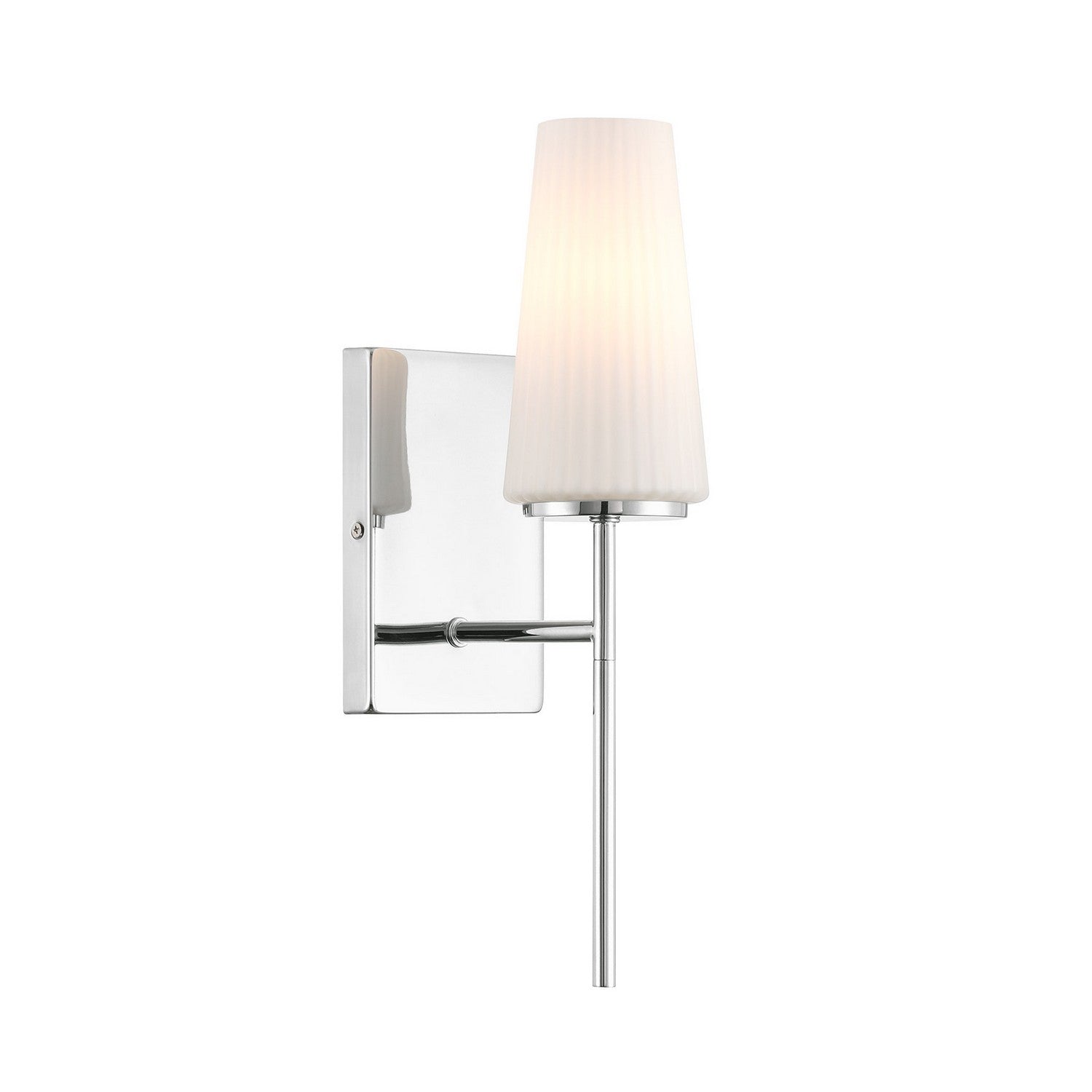 Meridian M90115CH One Light Wall Sconce in Chrome