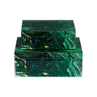 Currey and Company - 1200-0924 - Box Set of 2 - Interstellar - Dark Green