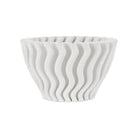 Currey and Company - 1200-0933 - Vase - Ripple - White