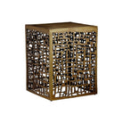 Currey and Company - 4000-0199 - Accent Table - Gowen - Antique Brass