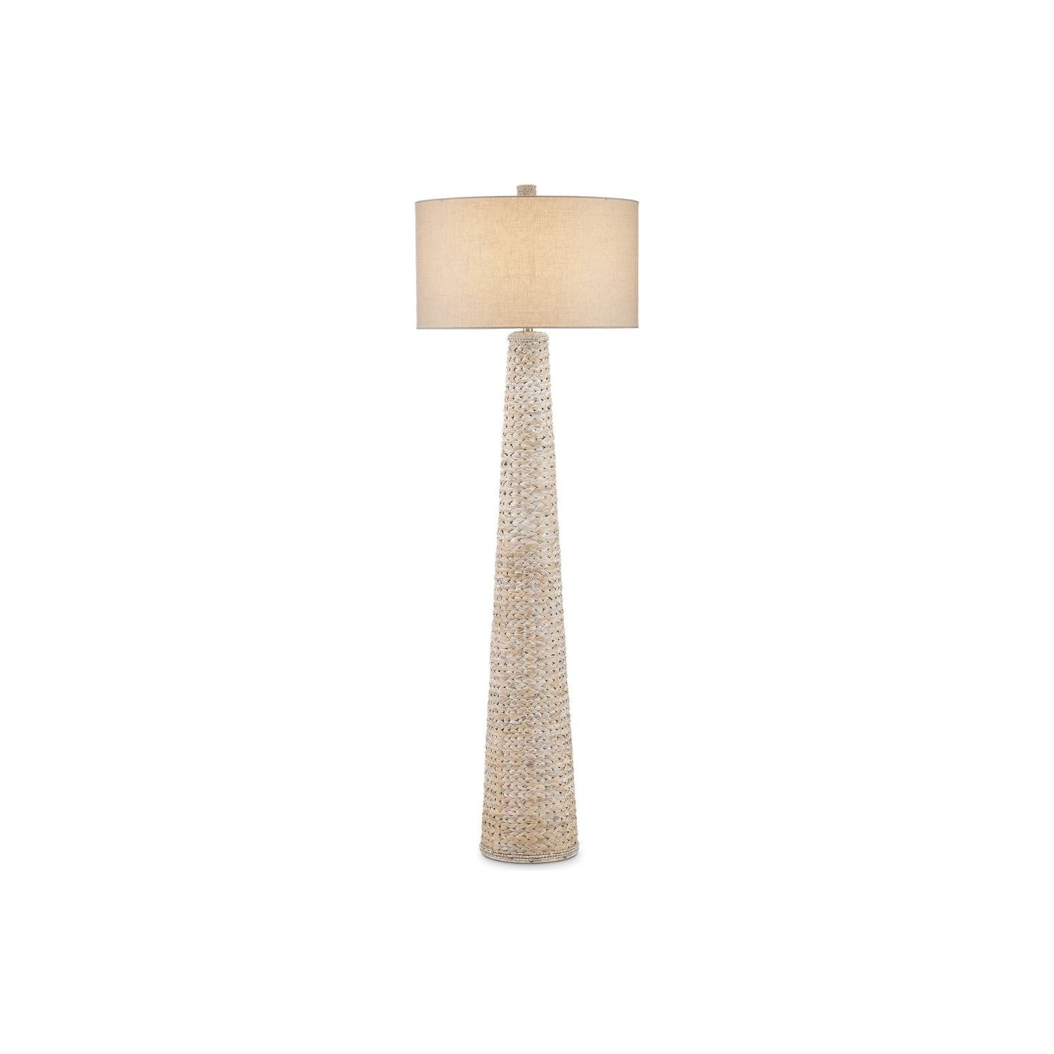 Currey and Company - 8000-0166 - One Light Floor Lamp - Birdsong - Whitewash