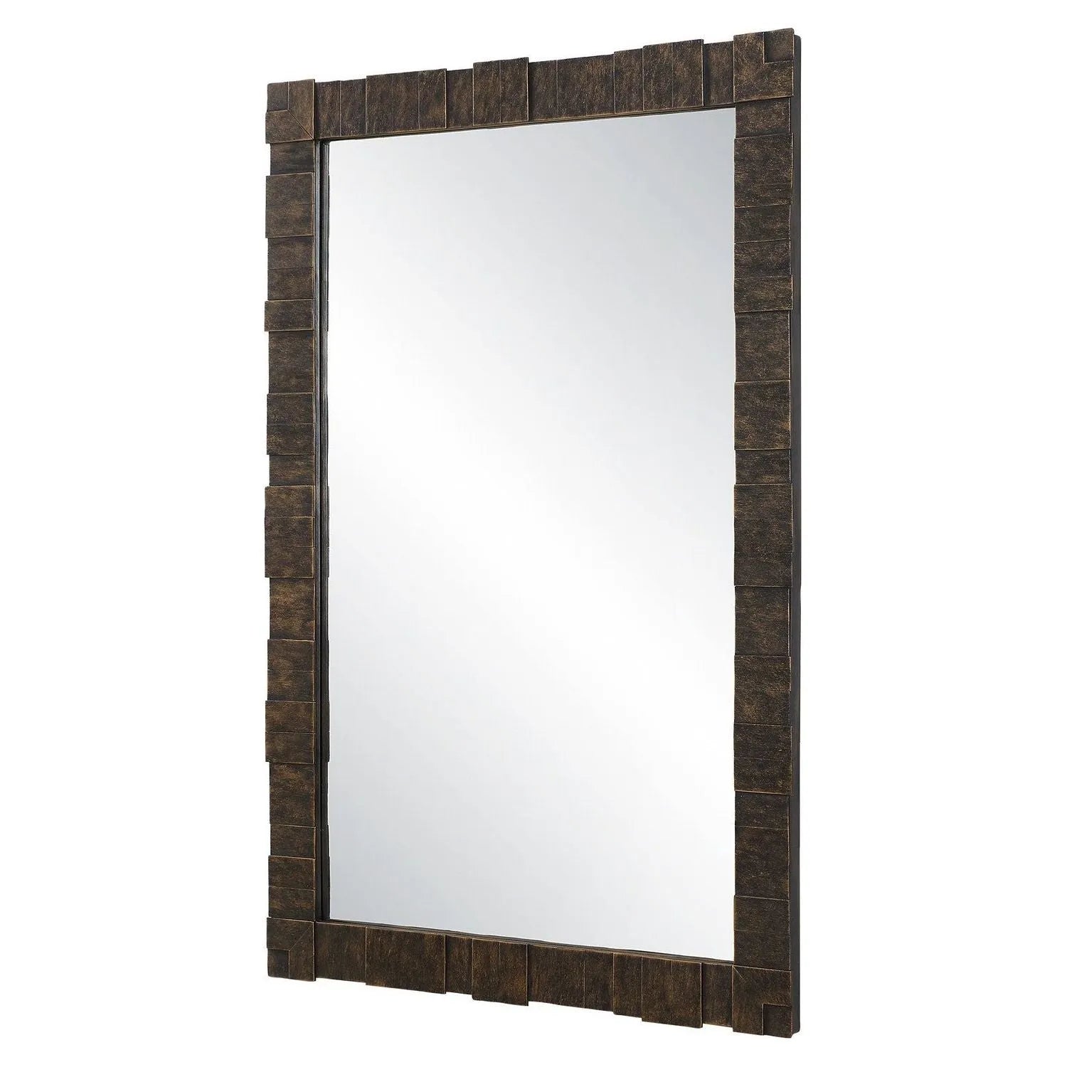Uttermost - 08236 - Mirror - Bustelo - Distressed Dark Bronze