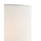Currey and Company 0454 Cotton Drum Chandelier Shade in White Cotton
