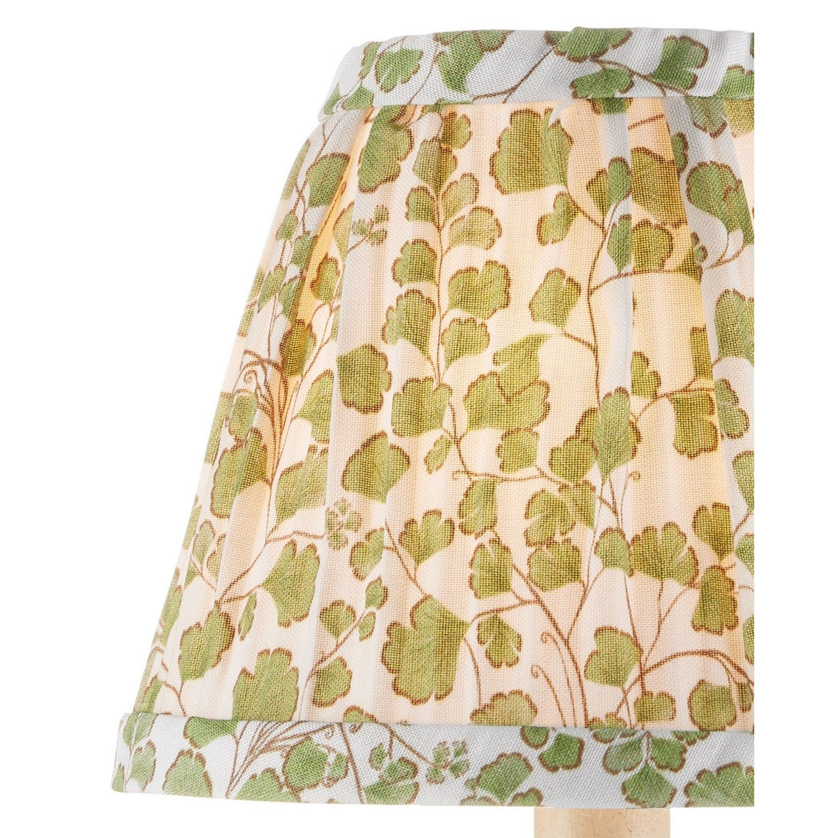 Currey and Company 0900-0045 Maiden Fern Shade in Green/Ivory