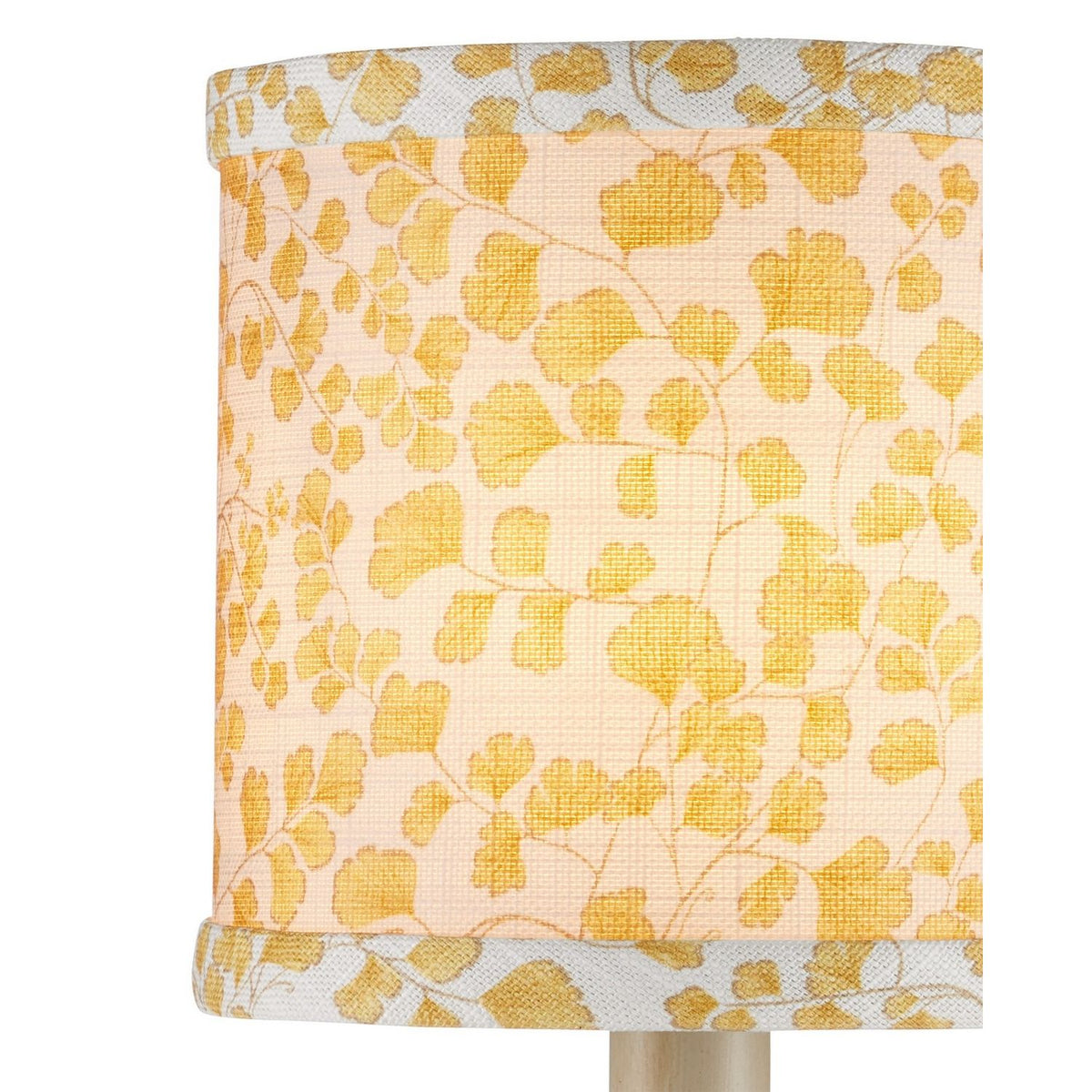 Currey and Company 0900-0058 Maiden Fern Shade in Yellow/Ivory