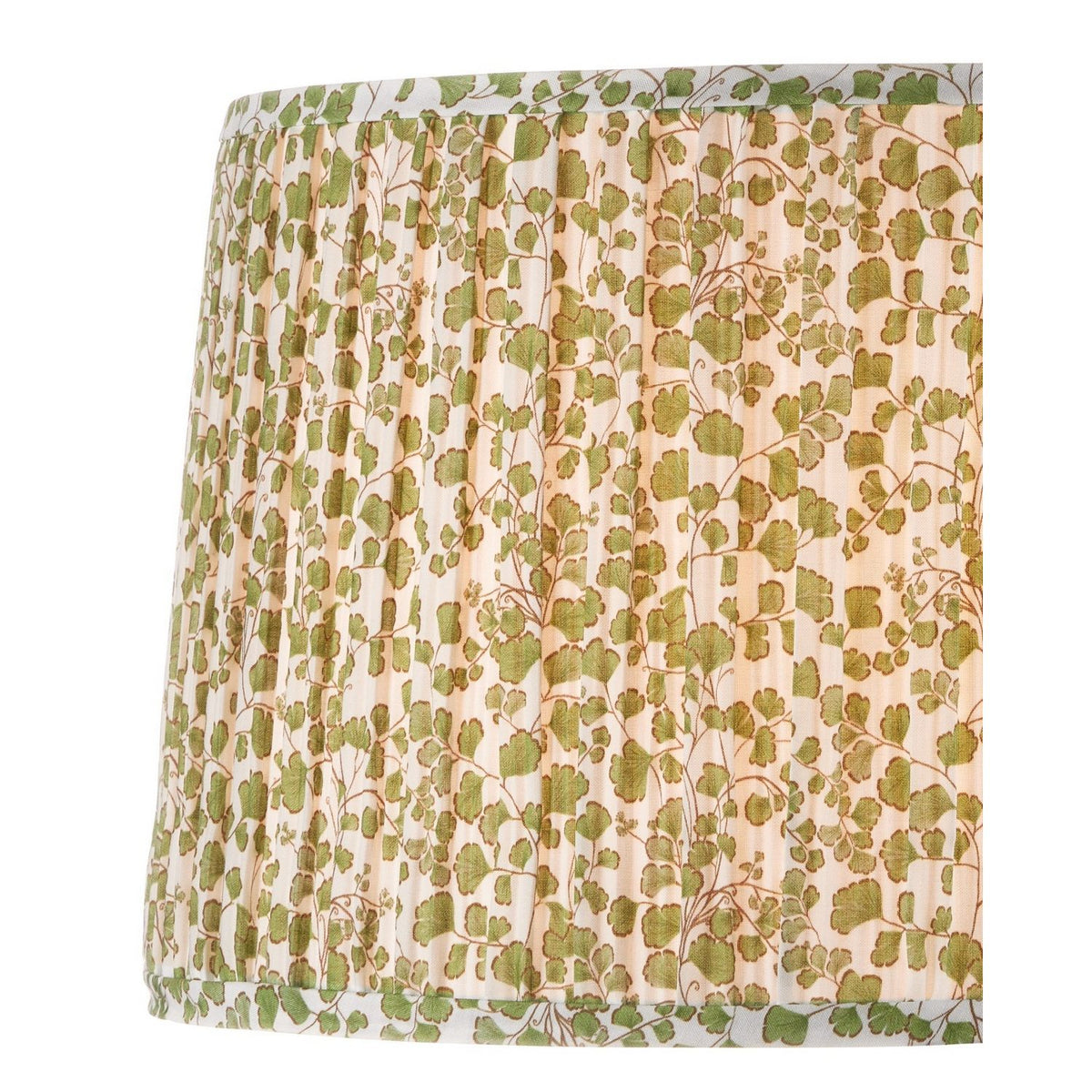 Currey and Company 0900-6001 Maiden Fern Shade in Green/Ivory