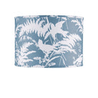 Currey and Company 0900-6008 Aviary Shade in Dusty Blue/Ivory