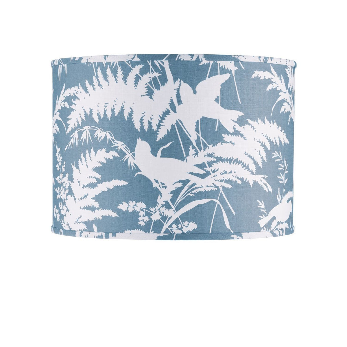 Currey and Company 0900-6008 Aviary Shade in Dusty Blue/Ivory
