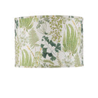 Currey and Company 0900-6009 Theodora Drum Lamp Shade in Green/Ivory