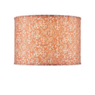 Currey and Company 0900-6014 Nomad Drum Lamp Shade in Terracotta/Ivory