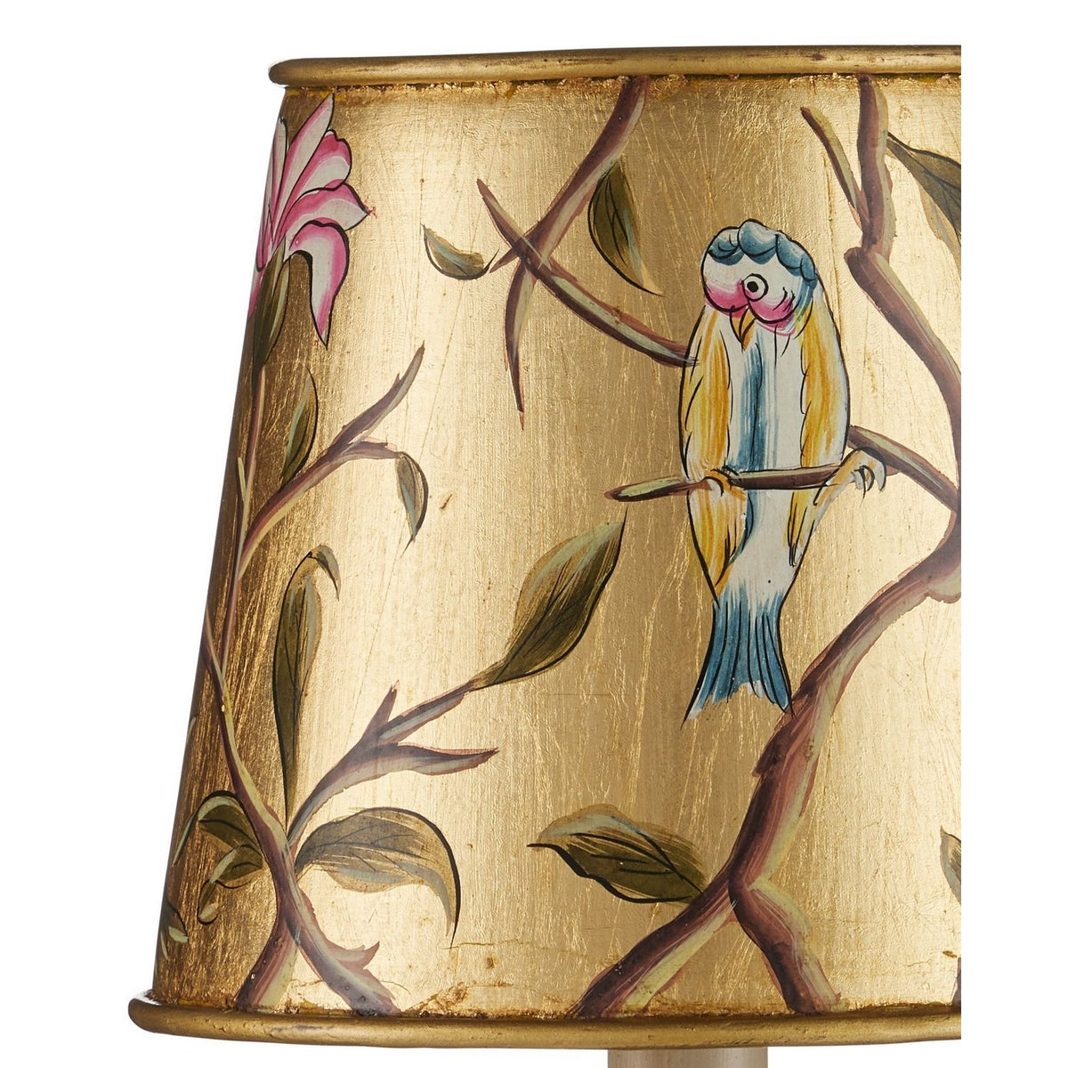 Currey and Company 0900-0067 Victoria Tapered Chandelier Shade in Gold