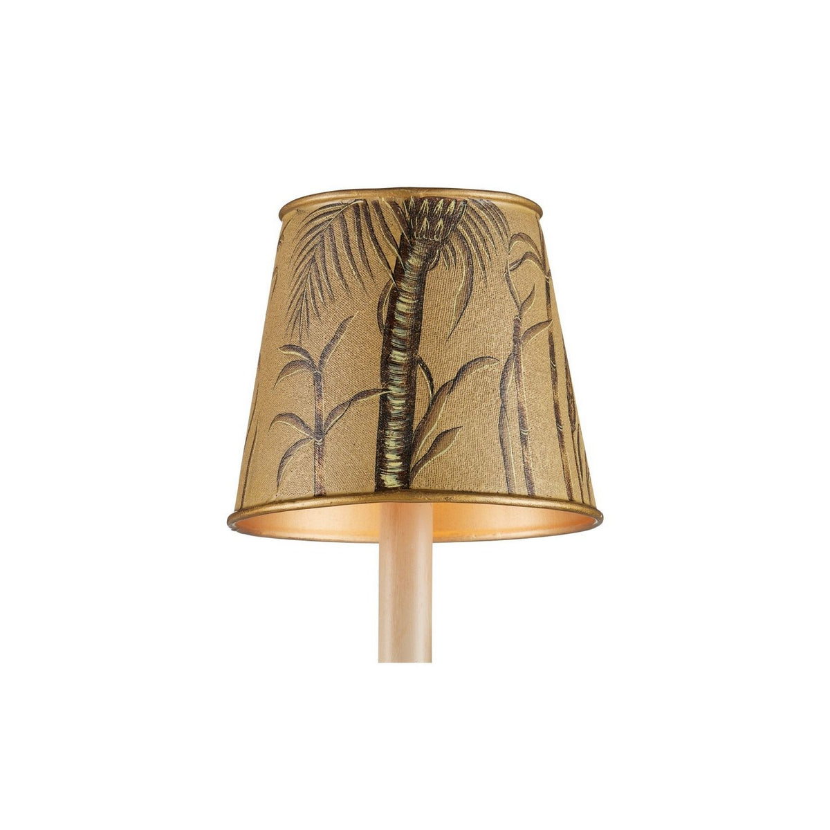Currey and Company 0900-0069 Jouy Tapered Chandelier Shade in Gold