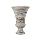Currey and Company 1200-1010 Jejune Footed Vase in Beige/Brown