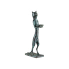 Currey and Company 1200-1059 Bastet Cat in Green Granite