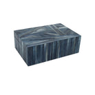 Currey and Company 1200-1067 Winter Harvest Box in Blue