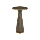 Currey and Company 4000-0252 Castor Accent Table in Iron/Bronze/Smoke