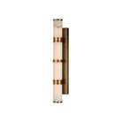 Currey and Company 5800-0079 Brenham Wall Sconce in Natural/Vintage Brass