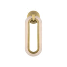 Currey and Company 5900-0060 Aurora Wall Sconce in Natural/Polished Antique Brass