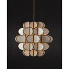 Currey and Company 9000-1339 Galatea Chandelier in Natural/Brass