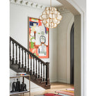 Currey and Company 9000-1339 Galatea Chandelier in Natural/Brass