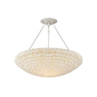 Currey and Company 9000-1341 Virtu Chandelier in Natural/Pearlized White
