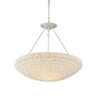 Currey and Company 9000-1341 Virtu Chandelier in Natural/Pearlized White