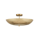 Currey and Company 9000-1365 Origo Semi-Flush Mount in Brass