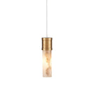 Currey and Company 9000-1379 Cannula Round Multi-Drop Pendant in Vintage Brass/White/Silver