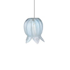 Currey and Company 9000-1414 Polpo Round Multi-Drop Pendant in Blue/Silver