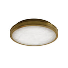Currey and Company 9999-0083 Aydan Flush Mount in Natural/Polished Antique Brass