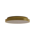 Currey and Company 9999-0083 Aydan Flush Mount in Natural/Polished Antique Brass