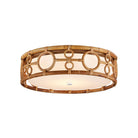 Currey and Company 9999-0081 Tegal Flush Mount in Natural/Khaki/White