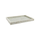 Currey and Company 1200-1138 Uroko Tray in Natural White