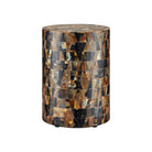 Currey and Company 4000-0266 Brewster Accent Table in Natural Brown & Black