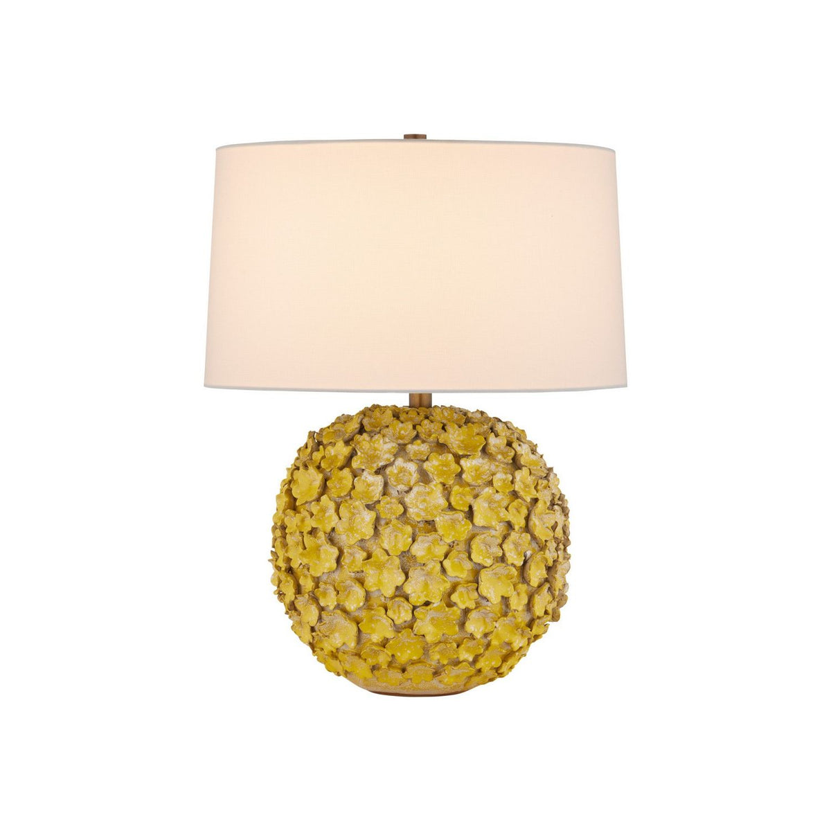 Currey and Company 6000-1076 Mantilla Table Lamp in Yellow