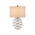 Currey and Company 6000-1089 Betel Nut Table Lamp in White