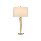 Currey and Company 6000-1128 Battus Table Lamp in Natural/Satin Brass