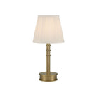 Currey and Company 6700-0034 Valise Cordless Table Lamp in Polished Antique Brass