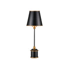 Currey and Company 6700-0036 Daphne Cordless Table Lamp in Black/Gold