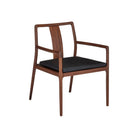 Currey and Company 7000-1242 Ming Wedding Armchair in Natural/Black