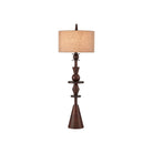 Currey and Company 8000-0192 Cipher Floor Lamp in Walnut Brown