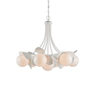 Currey and Company 9000-1465 Effloresce Chandelier in Gesso White/White