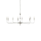 Currey and Company 9000-1474 Nantucket Chandelier in Polished Nickel/Clear