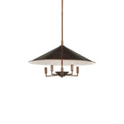 Currey and Company 9000-1489 Barnaba Chandelier in Brushed Brown/Off-White